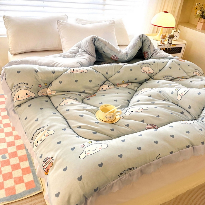 91家纺网 家纺一手货源 找家纺 一电 2024跨境电商可真空儿童被幼儿园秋冬被芯宝宝婴儿午睡小盖被盖毯小宝宝四季通用 星空玉桂狗