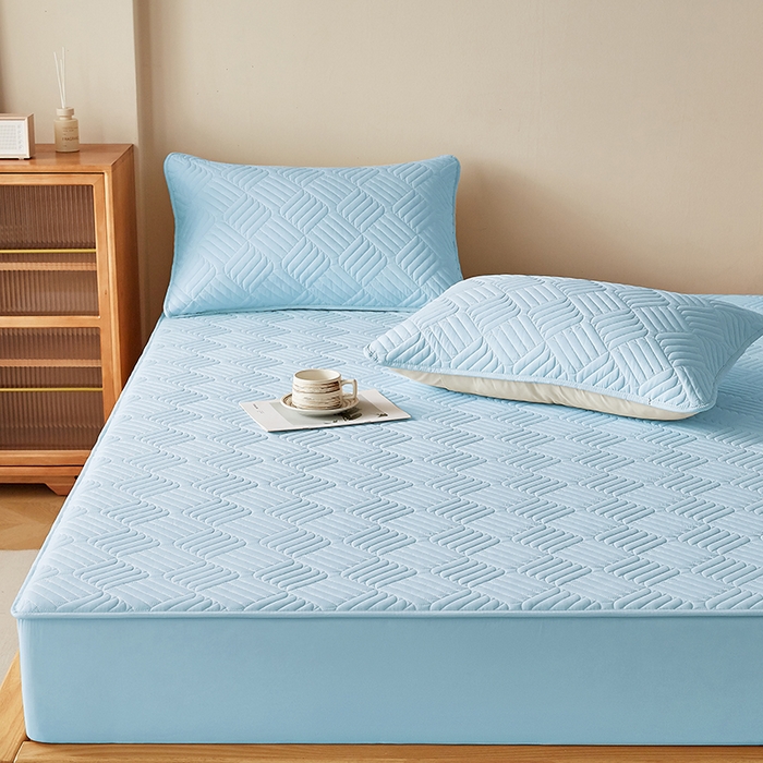 91家纺网 家纺一手货源 找家纺 （总）盛眠家纺 2025新款水洗棉磨毛夹棉床笠-雅格系列