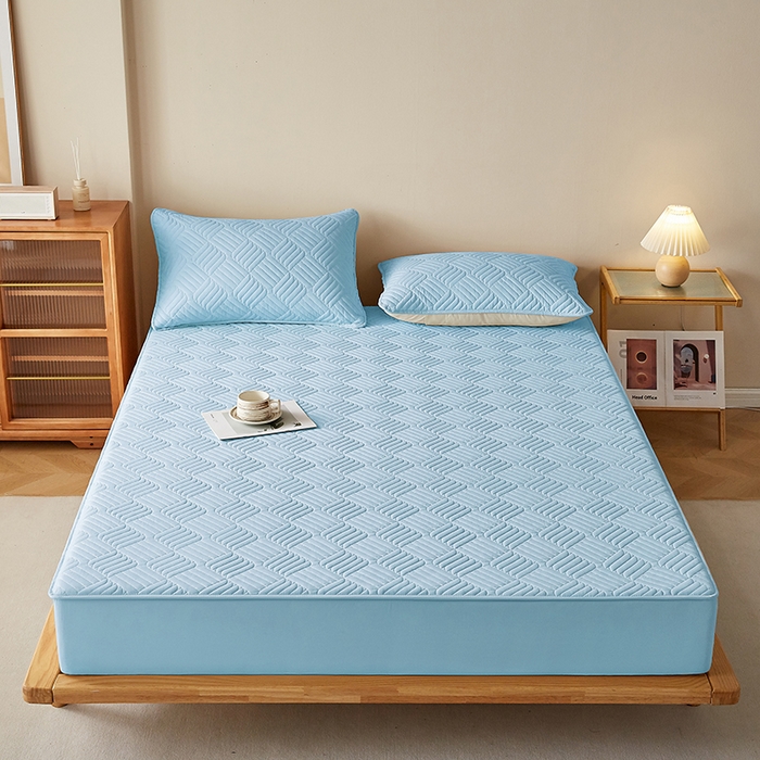 91家纺网 家纺一手货源 找家纺 （总）盛眠家纺 2025新款水洗棉磨毛夹棉床笠-雅格系列