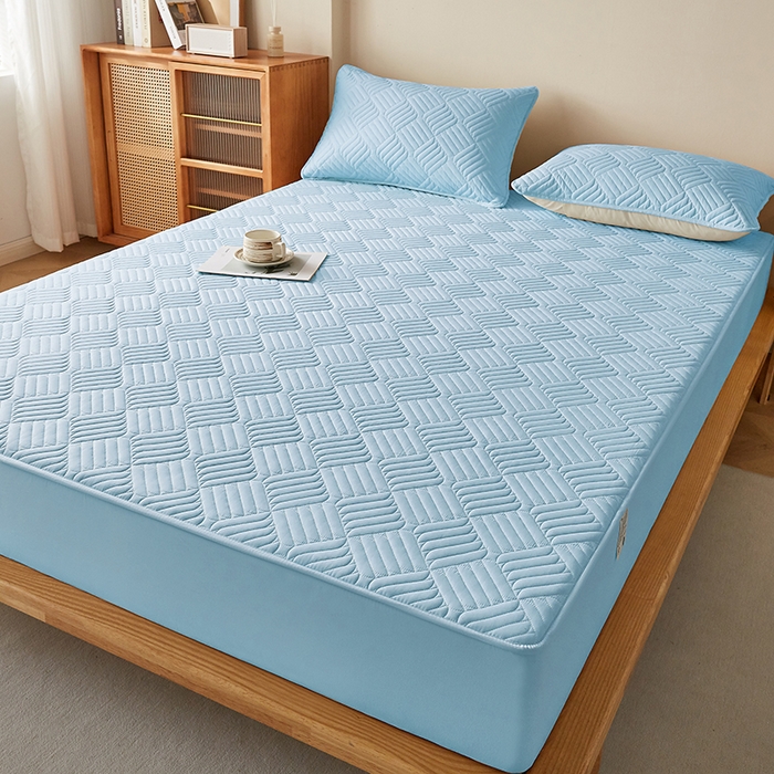 91家纺网 家纺一手货源 找家纺 （总）盛眠家纺 2025新款水洗棉磨毛夹棉床笠-雅格系列