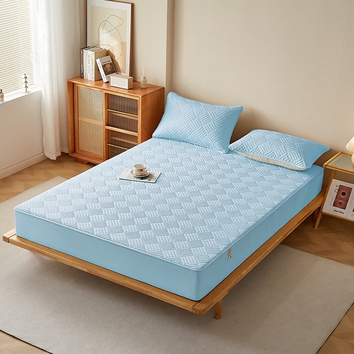 91家纺网 家纺一手货源 找家纺 （总）盛眠家纺 2025新款水洗棉磨毛夹棉床笠-雅格系列