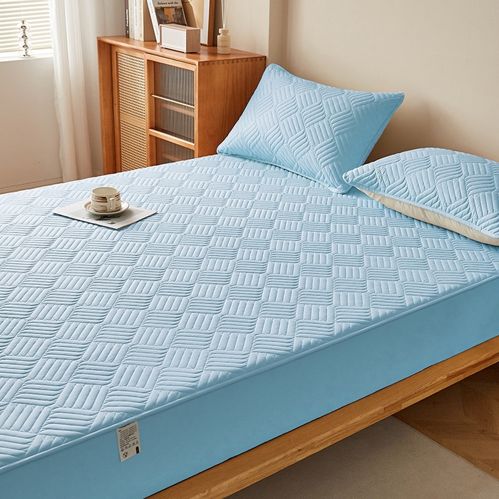 91家纺网 家纺一手货源 找家纺 （总）盛眠家纺 2025新款水洗棉磨毛夹棉床笠-雅格系列