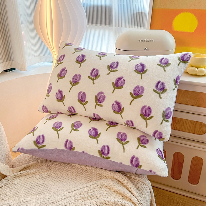 91家纺网 家纺一手货源 找家纺 斯卡诺家纺 2025小清新加厚高克重牛奶绒四件套网红直播爆款 贝拉