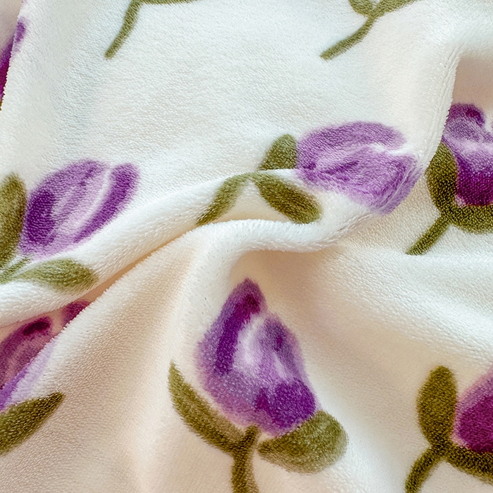 91家纺网 家纺一手货源 找家纺 斯卡诺家纺 2025小清新加厚高克重牛奶绒四件套网红直播爆款 贝拉