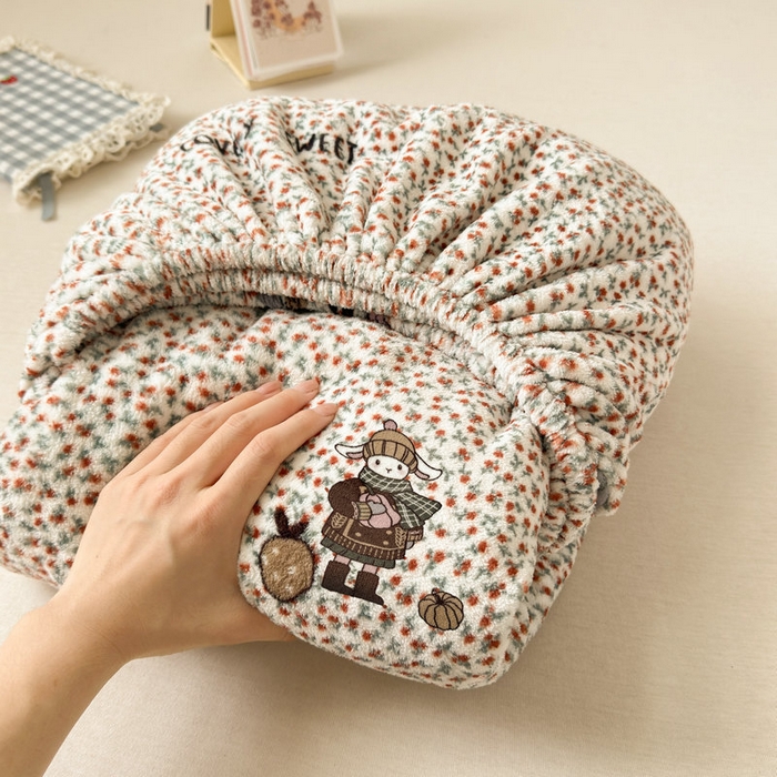 91家纺网 家纺一手货源 找家纺 丽美人家纺 2025年牛奶绒小版印花床笠单床笠床笠单件 春日女孩