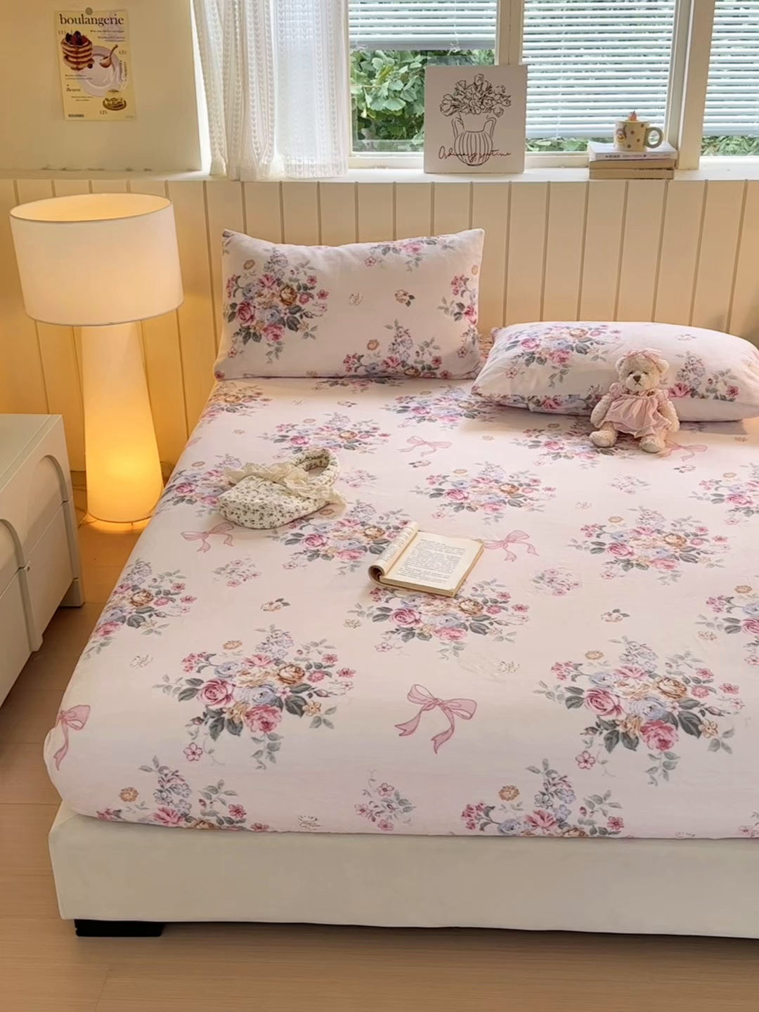 91家纺网 家纺一手货源 找家纺 （总）丽美人家纺 2025年牛奶绒小版印花床笠单床笠床笠单件