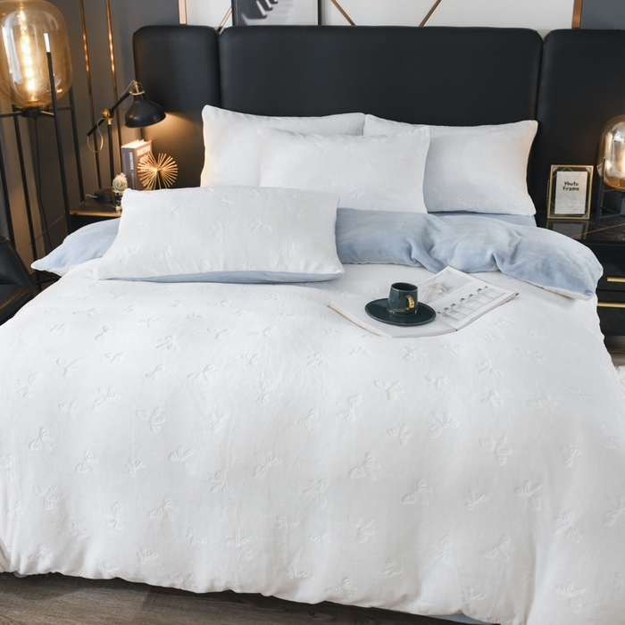 91家纺网 家纺一手货源 找家纺 （总）米瑞娜 2025新款牛奶绒四件套