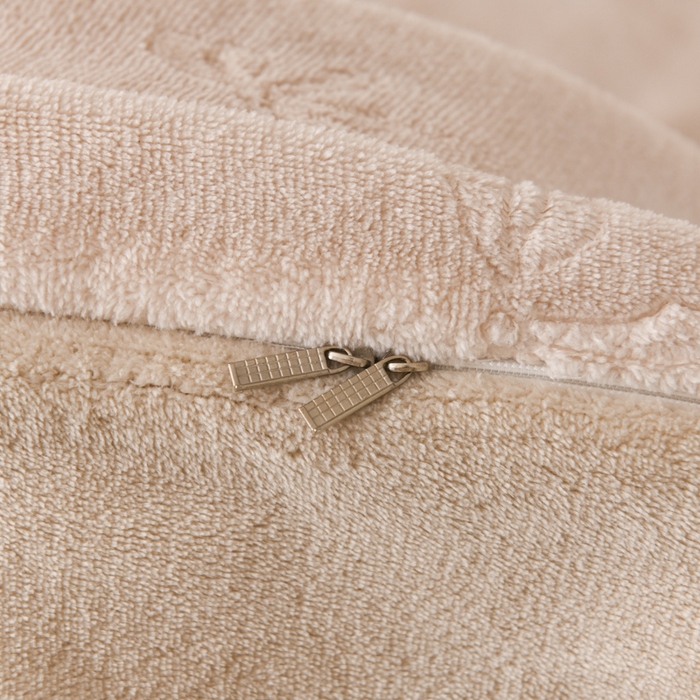 91家纺网 家纺一手货源 找家纺 米瑞娜 2025新款牛奶绒四件套 蝴蝶结-奶杏