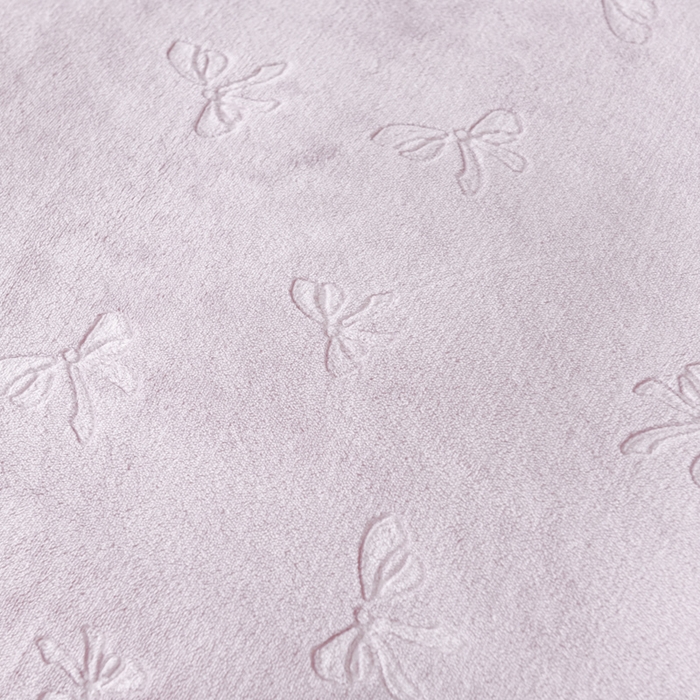 91家纺网 家纺一手货源 找家纺 米瑞娜 2025新款牛奶绒四件套 蝴蝶结-香芋紫