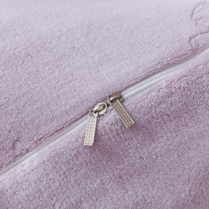 91家纺网 家纺一手货源 找家纺 米瑞娜 2025新款牛奶绒四件套 蝴蝶结-香芋紫