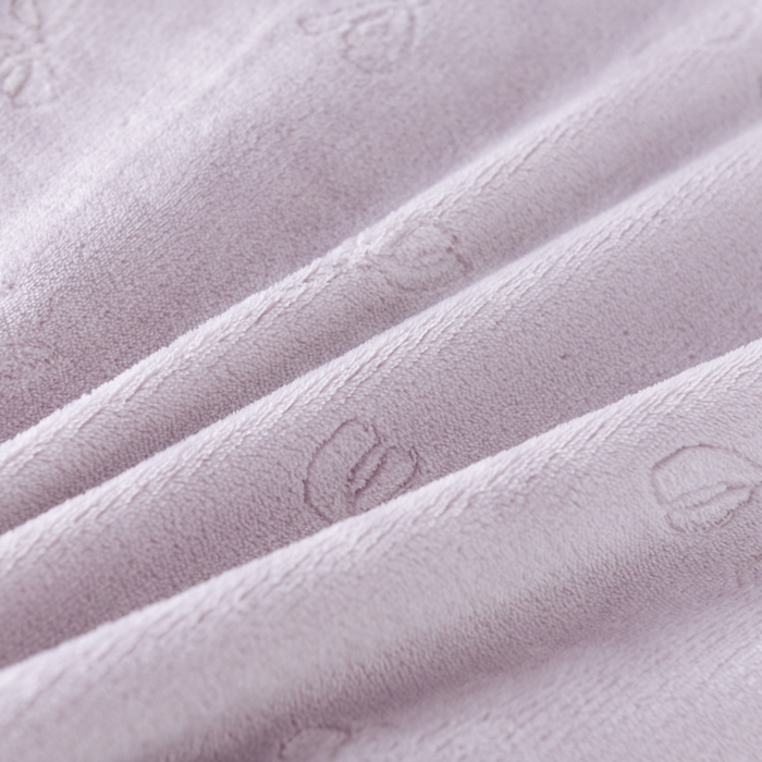 91家纺网 家纺一手货源 找家纺 米瑞娜 2025新款牛奶绒四件套 蝴蝶结-香芋紫