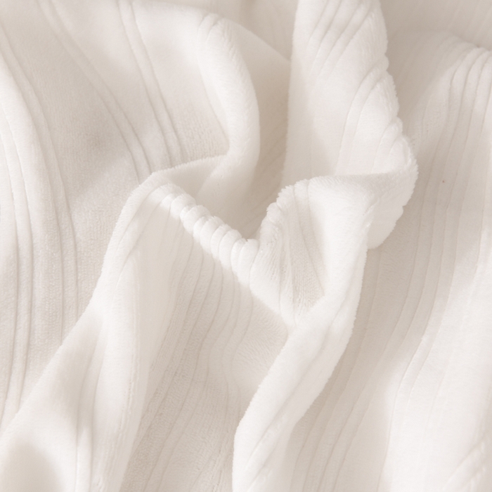 91家纺网 家纺一手货源 找家纺 米瑞娜 2025新款牛奶绒四件套 律动-白卡其