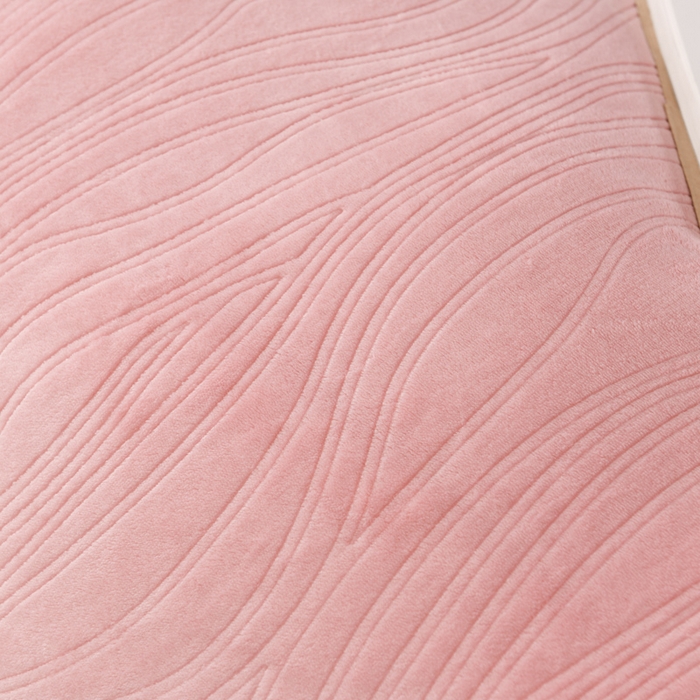 91家纺网 家纺一手货源 找家纺 米瑞娜 2025新款牛奶绒四件套 律动-粉灰