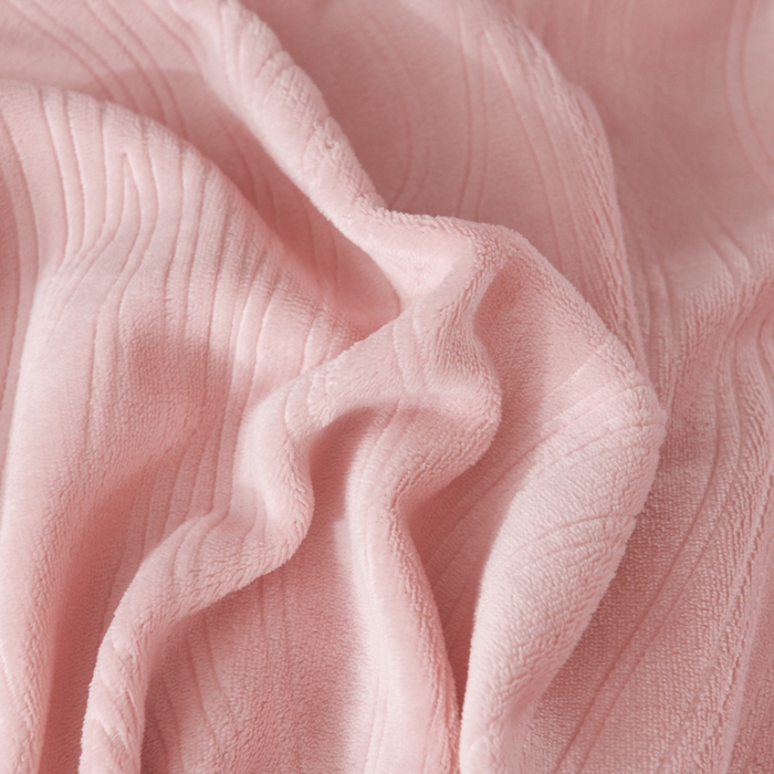 91家纺网 家纺一手货源 找家纺 米瑞娜 2025新款牛奶绒四件套 律动-粉灰