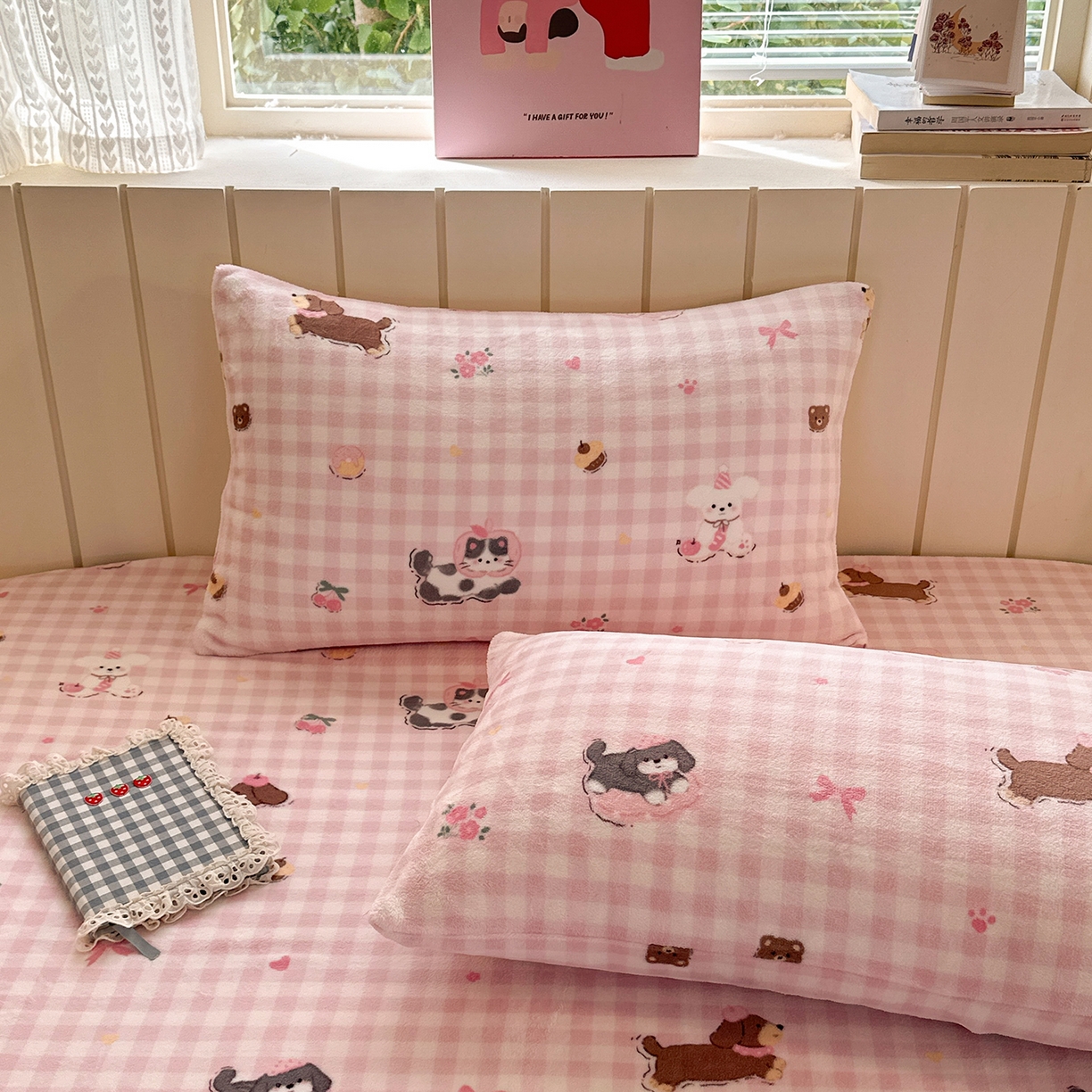 91家纺网 家纺一手货源 找家纺 （总）丽美人家纺 2025新款牛奶绒小版枕套