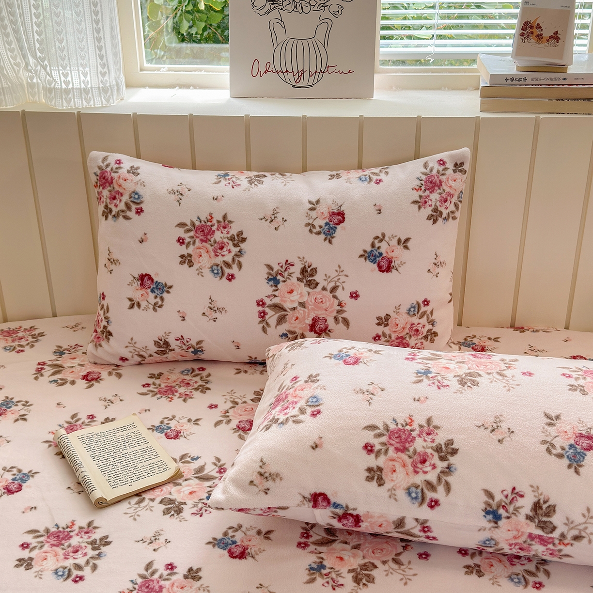 91家纺网 家纺一手货源 找家纺 （总）丽美人家纺 2025新款牛奶绒小版枕套