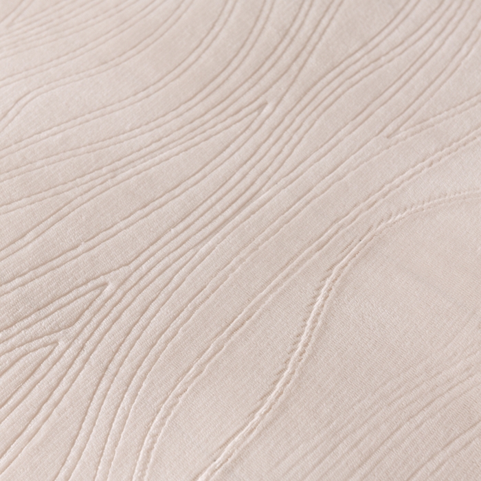 91家纺网 家纺一手货源 找家纺 米瑞娜 2025新款牛奶绒四件套 律动-奶杏