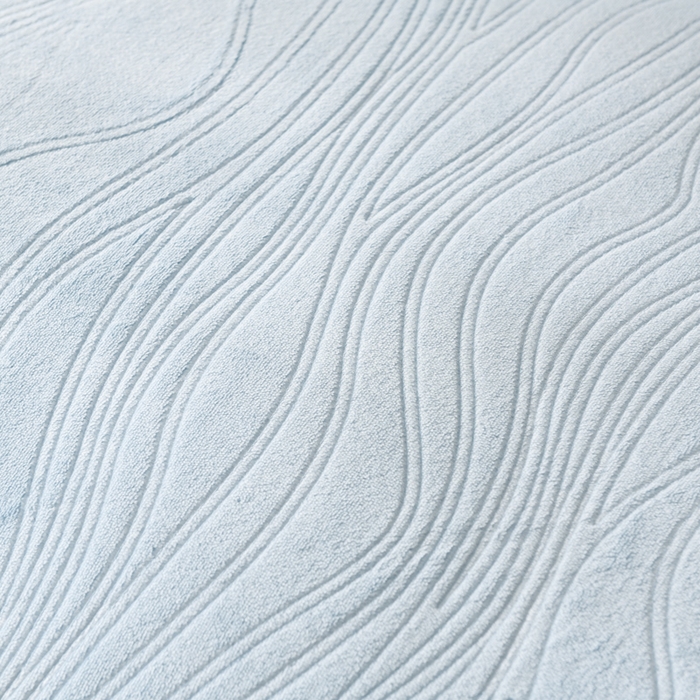 91家纺网 家纺一手货源 找家纺 米瑞娜 2025新款牛奶绒四件套 律动-天蓝