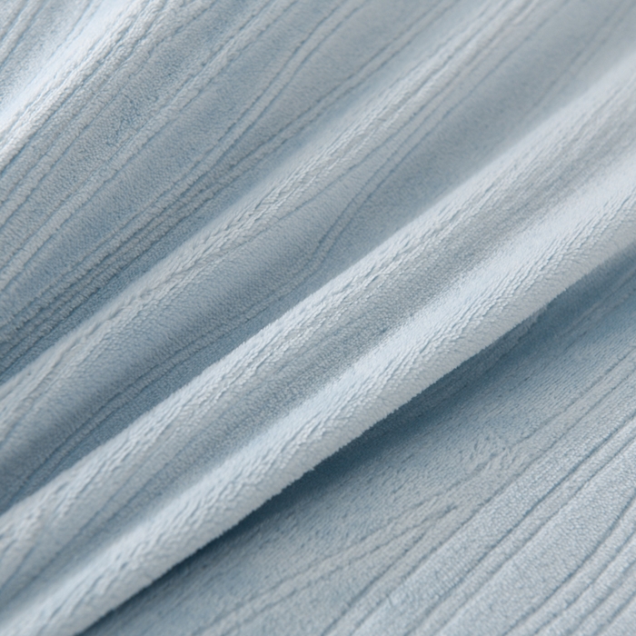 91家纺网 家纺一手货源 找家纺 米瑞娜 2025新款牛奶绒四件套 律动-天蓝