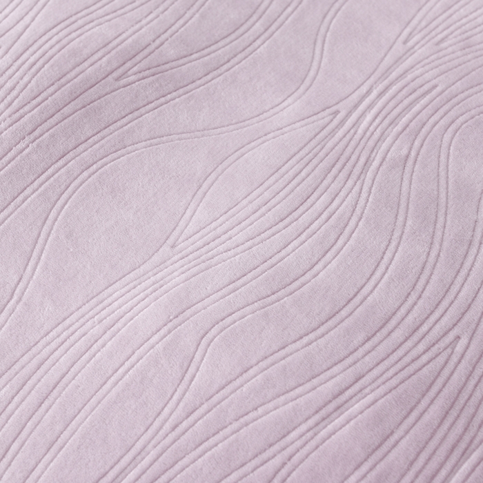 91家纺网 家纺一手货源 找家纺 米瑞娜 2025新款牛奶绒四件套 律动-香芋紫