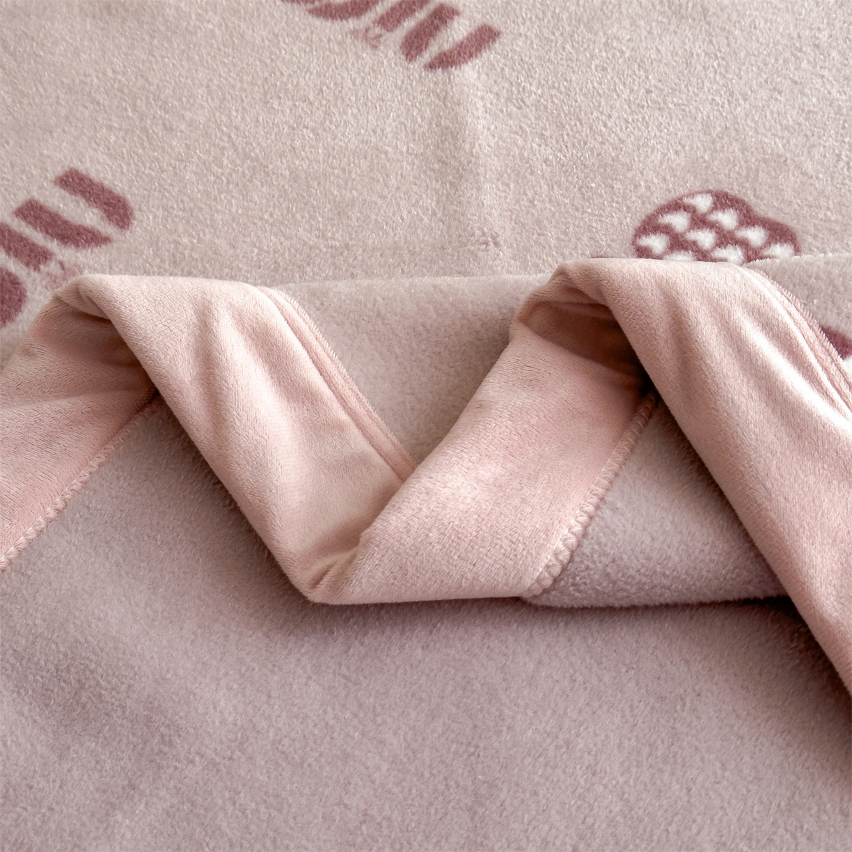 91家纺网 家纺一手货源 找家纺 丝幔家纺 2025新款羊绵绒双层印花毛毯毯子 七七之念