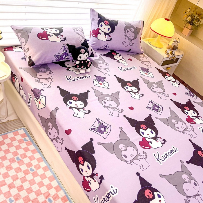 91家纺网 家纺一手货源 找家纺 （总）一电 2024新款四季卡通床笠单件床罩床垫套防滑套宿舍儿童床单定制