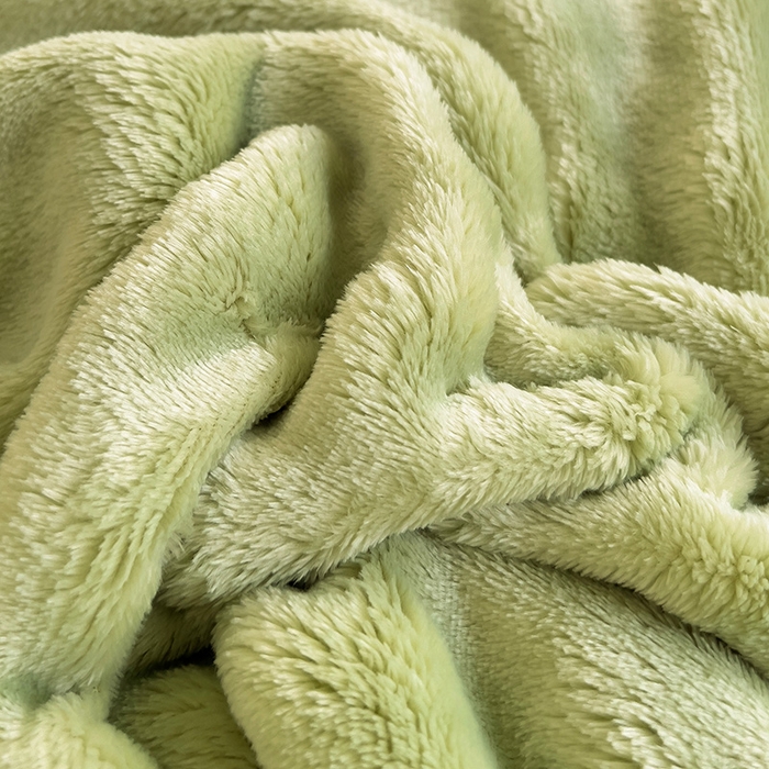 91家纺网 家纺一手货源 找家纺 启发 2025新款泡泡牛奶绒毛毯 泡泡奶绿