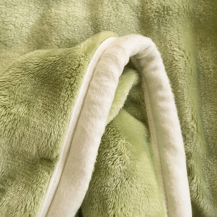 91家纺网 家纺一手货源 找家纺 启发 2025新款泡泡牛奶绒毛毯 泡泡奶绿