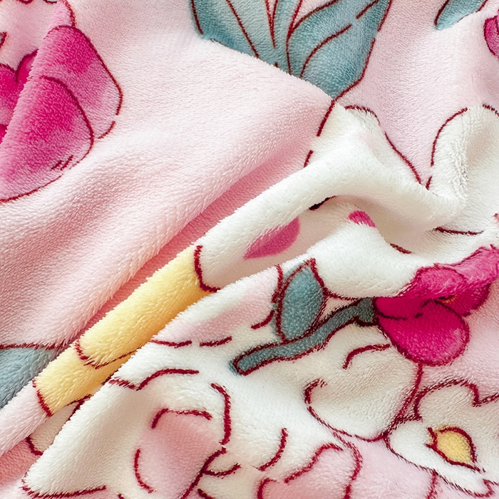 91家纺网 家纺一手货源 找家纺 斯卡诺家纺 2025小清新加厚高克重牛奶绒四件套网红直播爆款 萌萌兔