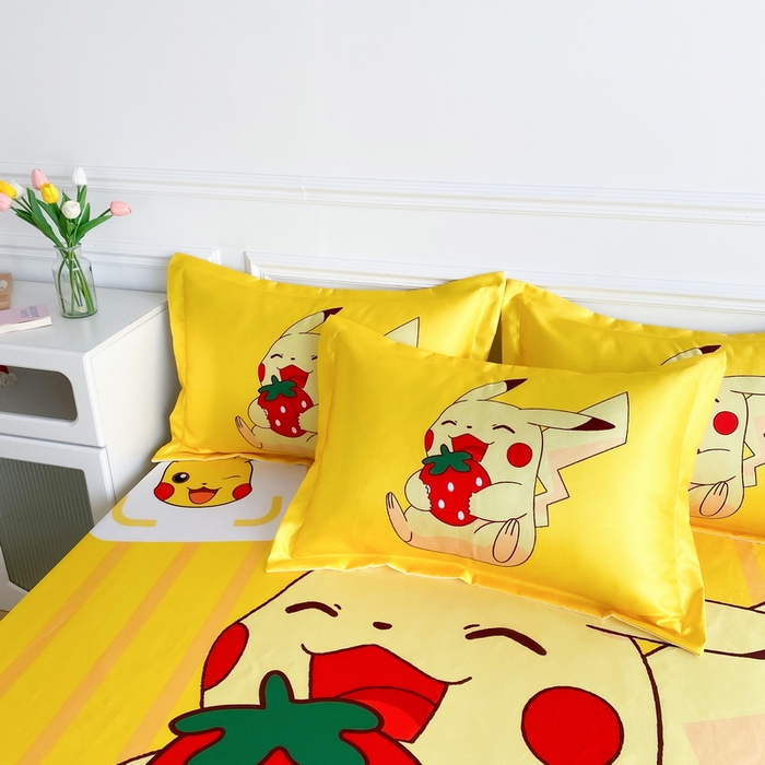 91家纺网 家纺一手货源 找家纺 （总）一电 2025新款夏季卡通冰丝凉席床单床笠可水洗凉席床笠学生宿舍单人裸睡空调席子冰丝席枕套