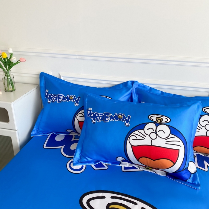 91家纺网 家纺一手货源 找家纺 （总）一电 2025新款夏季卡通冰丝凉席床单床笠可水洗凉席床笠学生宿舍单人裸睡空调席子冰丝席枕套