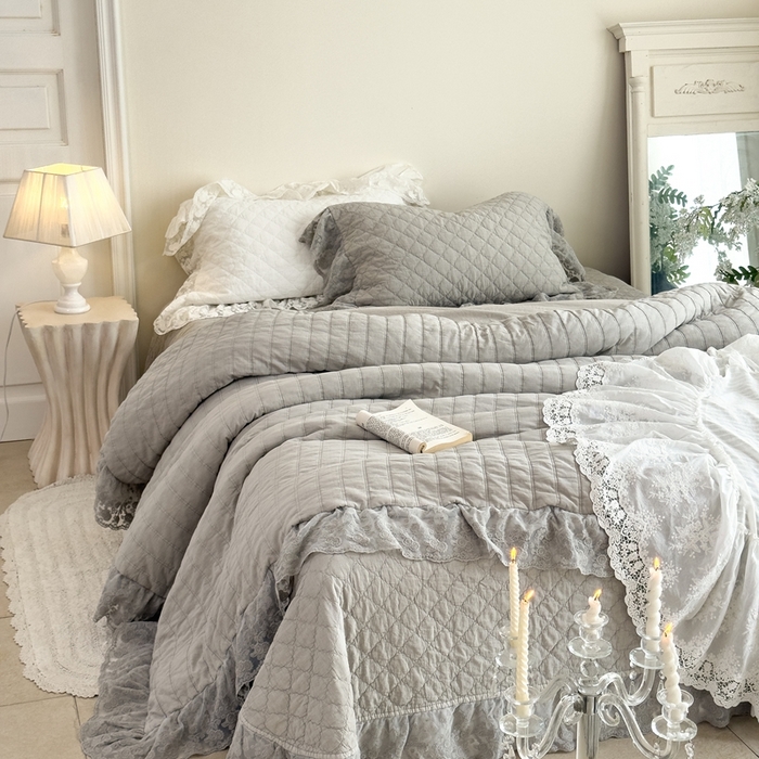 91家纺网 家纺一手货源 找家纺 （总）上喜 2025新款六代砂洗床盖三件套+多功能夏被