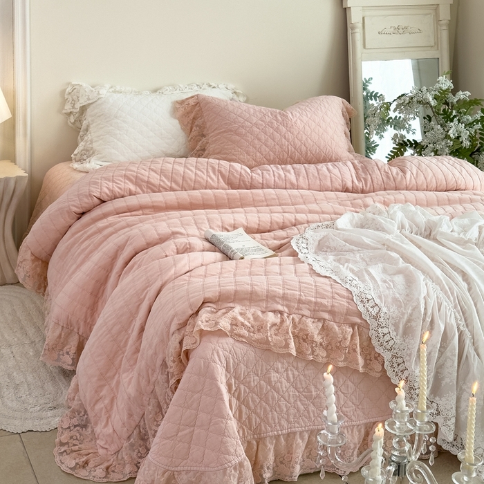 91家纺网 家纺一手货源 找家纺 （总）上喜 2025新款六代砂洗床盖三件套+多功能夏被