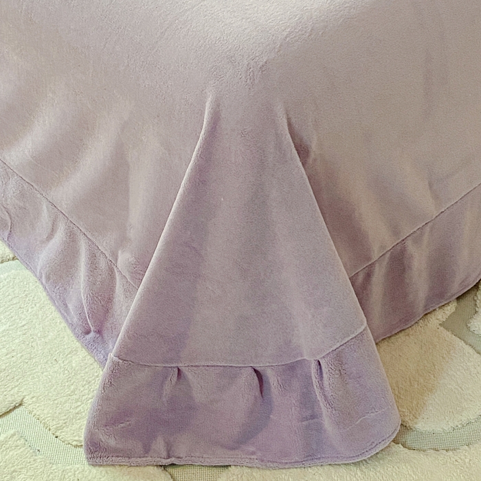 91家纺网 家纺一手货源 找家纺 斯卡诺家纺 2025小清新加厚高克重牛奶绒四件套网红直播爆款 彩虹