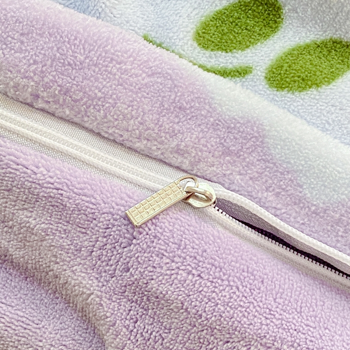 91家纺网 家纺一手货源 找家纺 斯卡诺家纺 2025小清新加厚高克重牛奶绒四件套网红直播爆款 彩虹