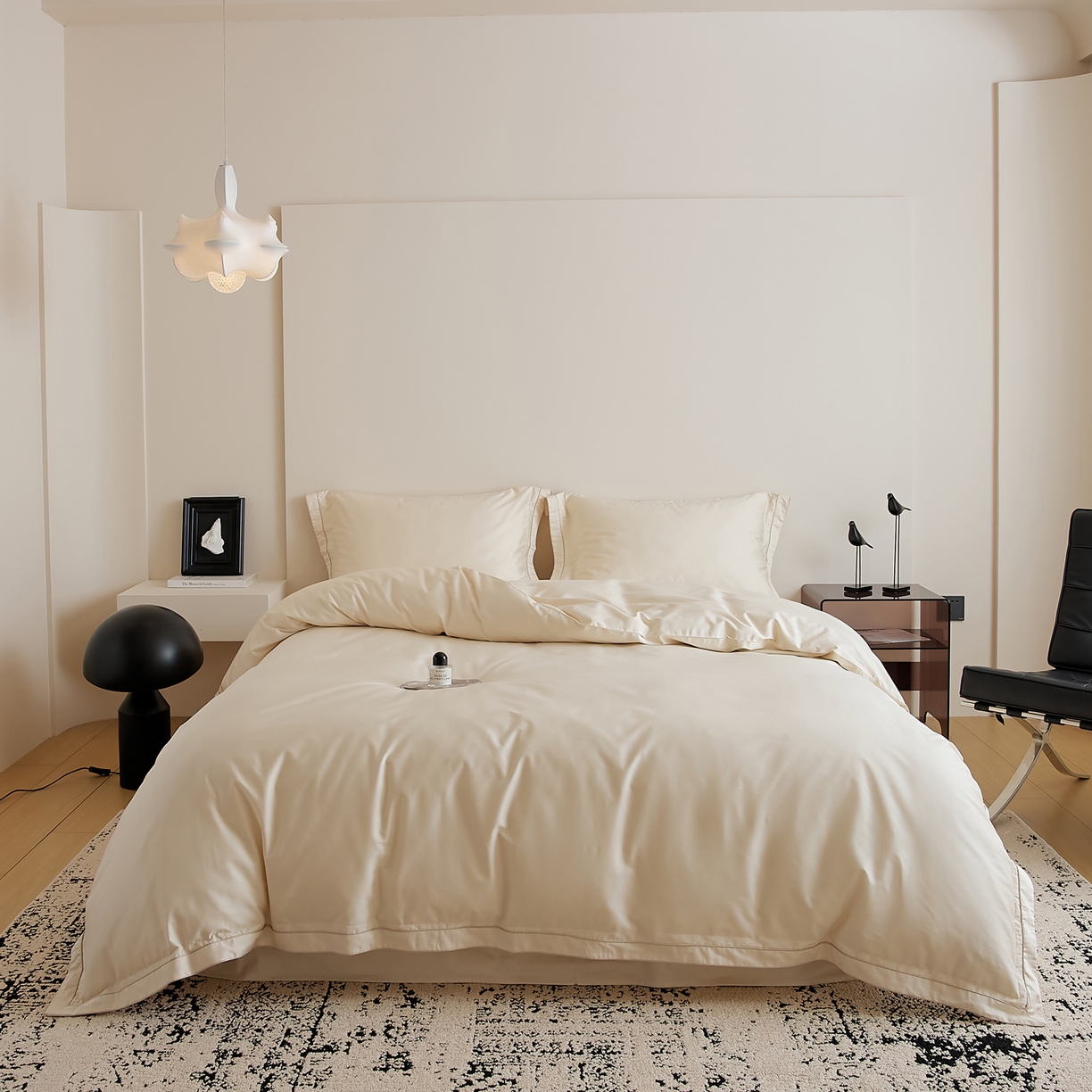 91家纺网 家纺一手货源 找家纺 （总）EH家居 2025新款秋冬长绒棉全棉纯棉四件套-云锦