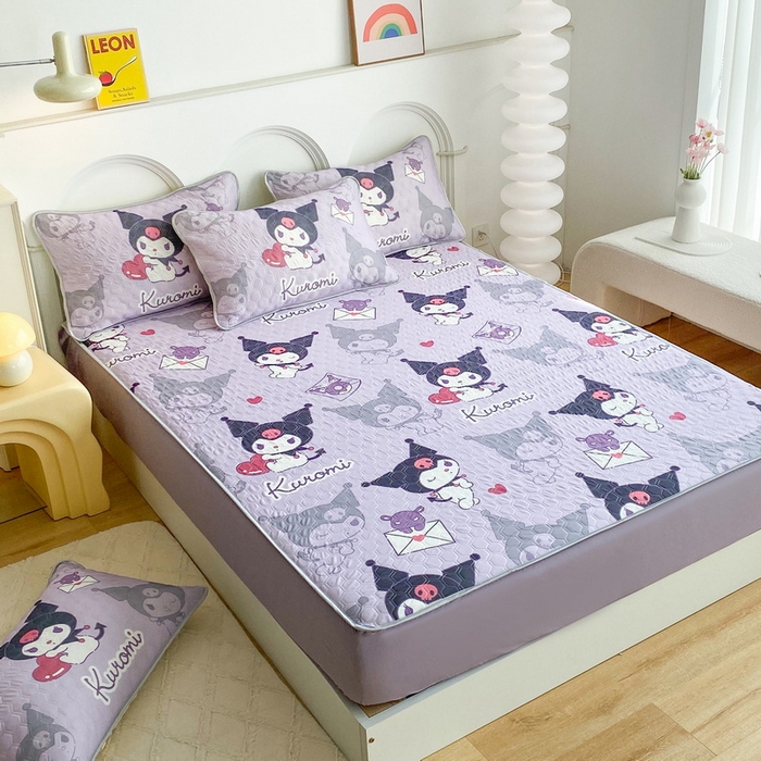 91家纺网 家纺一手货源 找家纺 （总）一电 2025新款牛奶丝凉席床笠可水洗凉感丝凉席学生宿舍单人裸睡空调席-系列一