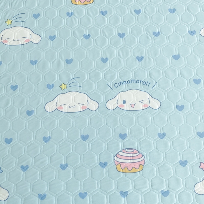 91家纺网 家纺一手货源 找家纺 一电 2025新款牛奶丝凉席床笠可水洗凉感丝凉席学生宿舍单人裸睡空调席-系列一 星空玉桂狗