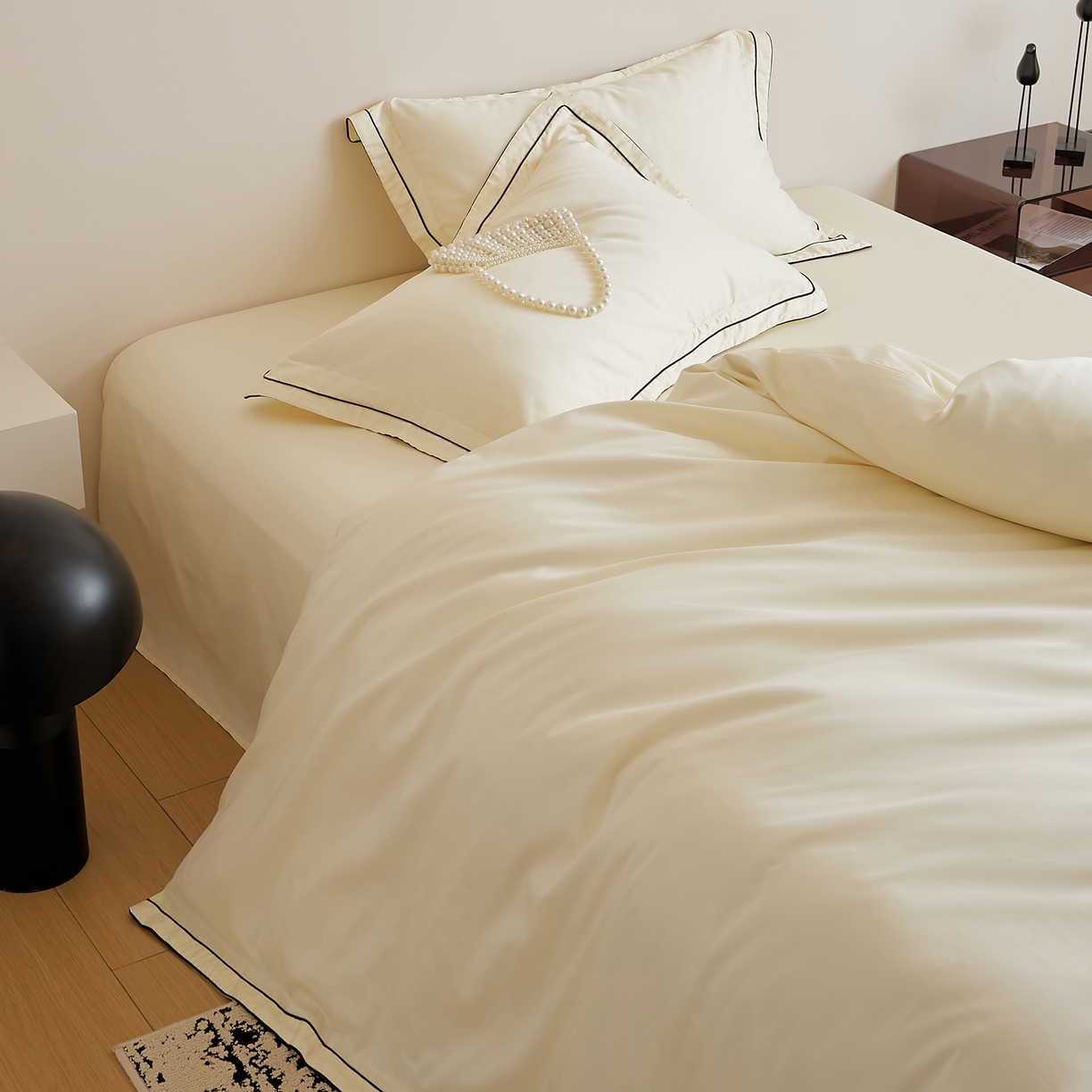 91家纺网 家纺一手货源 找家纺 EH家居 2025新款秋冬长绒棉全棉纯棉四件套-云锦 云锦-珍珠