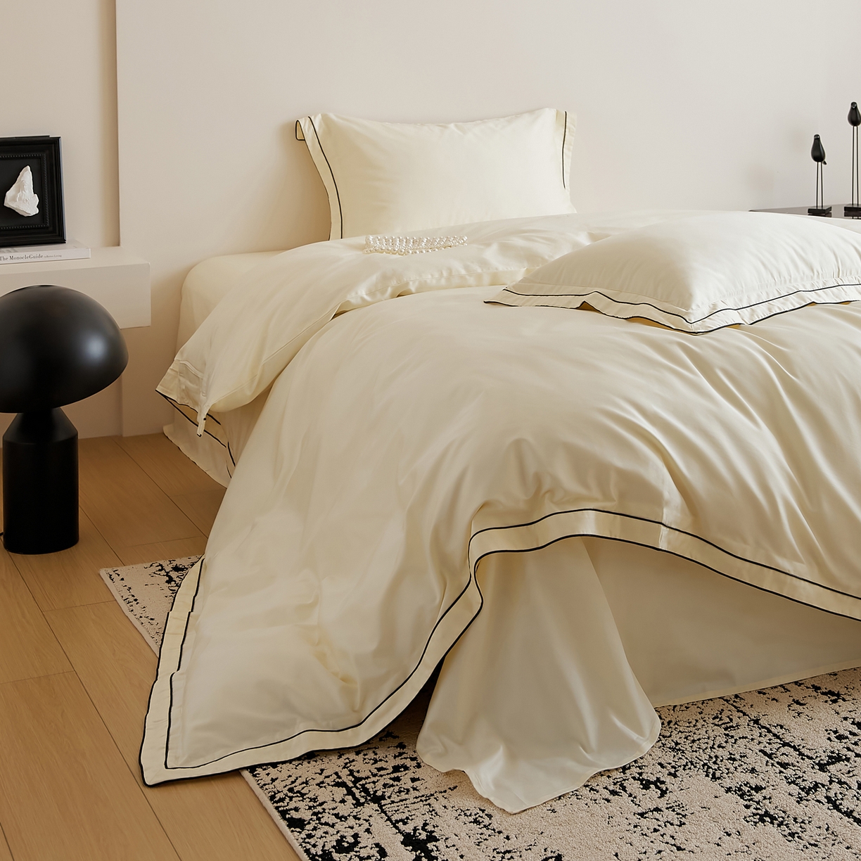 91家纺网 家纺一手货源 找家纺 EH家居 2025新款秋冬长绒棉全棉纯棉四件套-云锦 云锦-珍珠