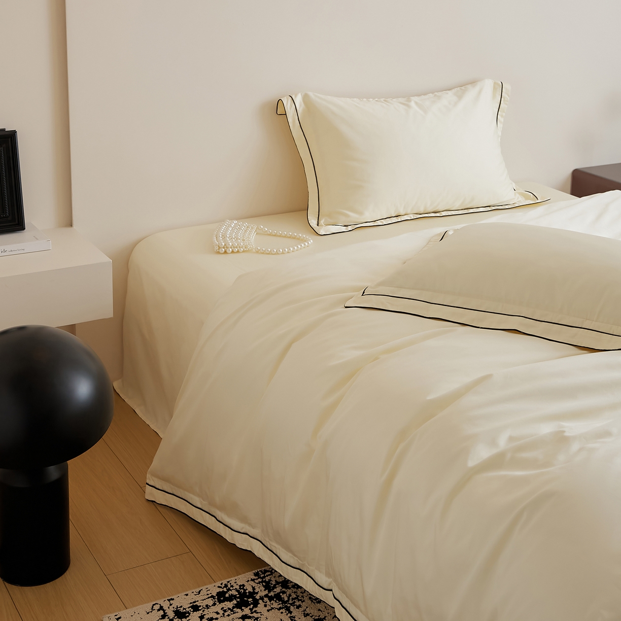 91家纺网 家纺一手货源 找家纺 EH家居 2025新款秋冬长绒棉全棉纯棉四件套-云锦 云锦-珍珠