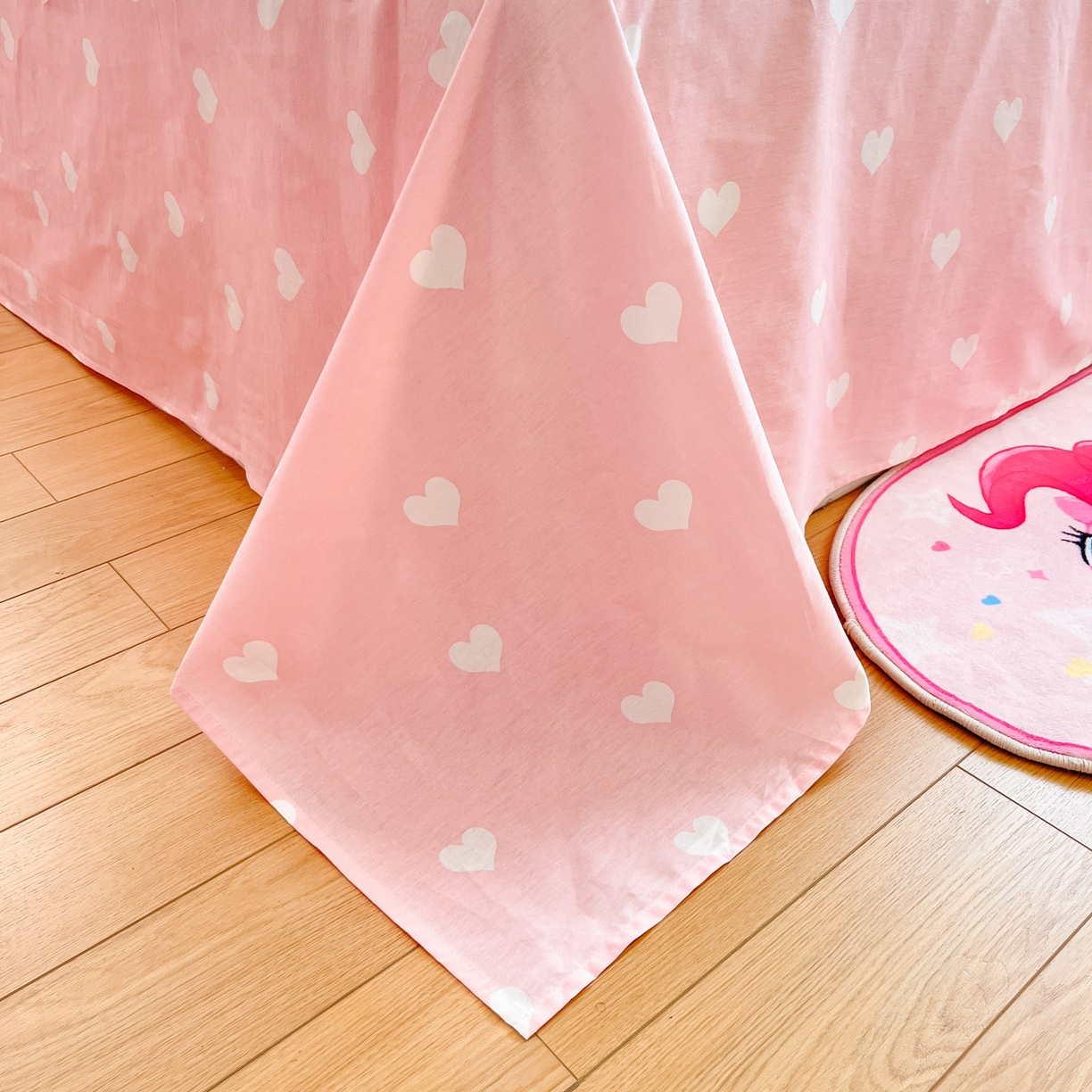 91家纺网 家纺一手货源 找家纺 金爱家 2025新款纯棉大版数码印花系列四件套-小马宝莉 纯棉大版-甜甜圈碧琪