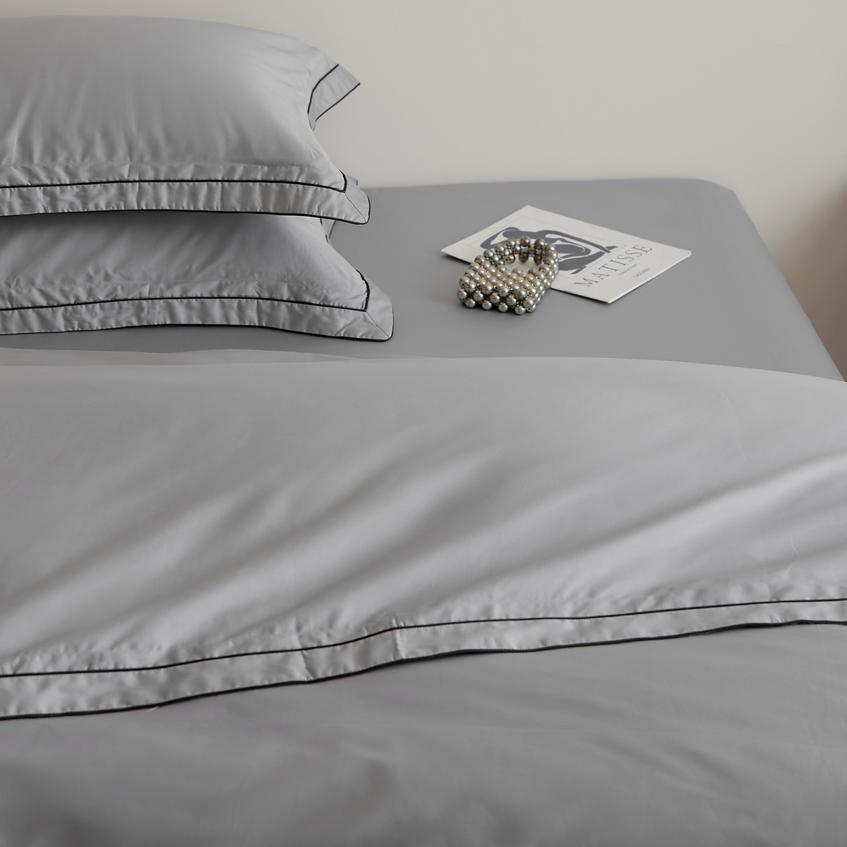 91家纺网 家纺一手货源 找家纺 EH家居 2025新款秋冬长绒棉全棉纯棉四件套-云锦 云锦-青石灰