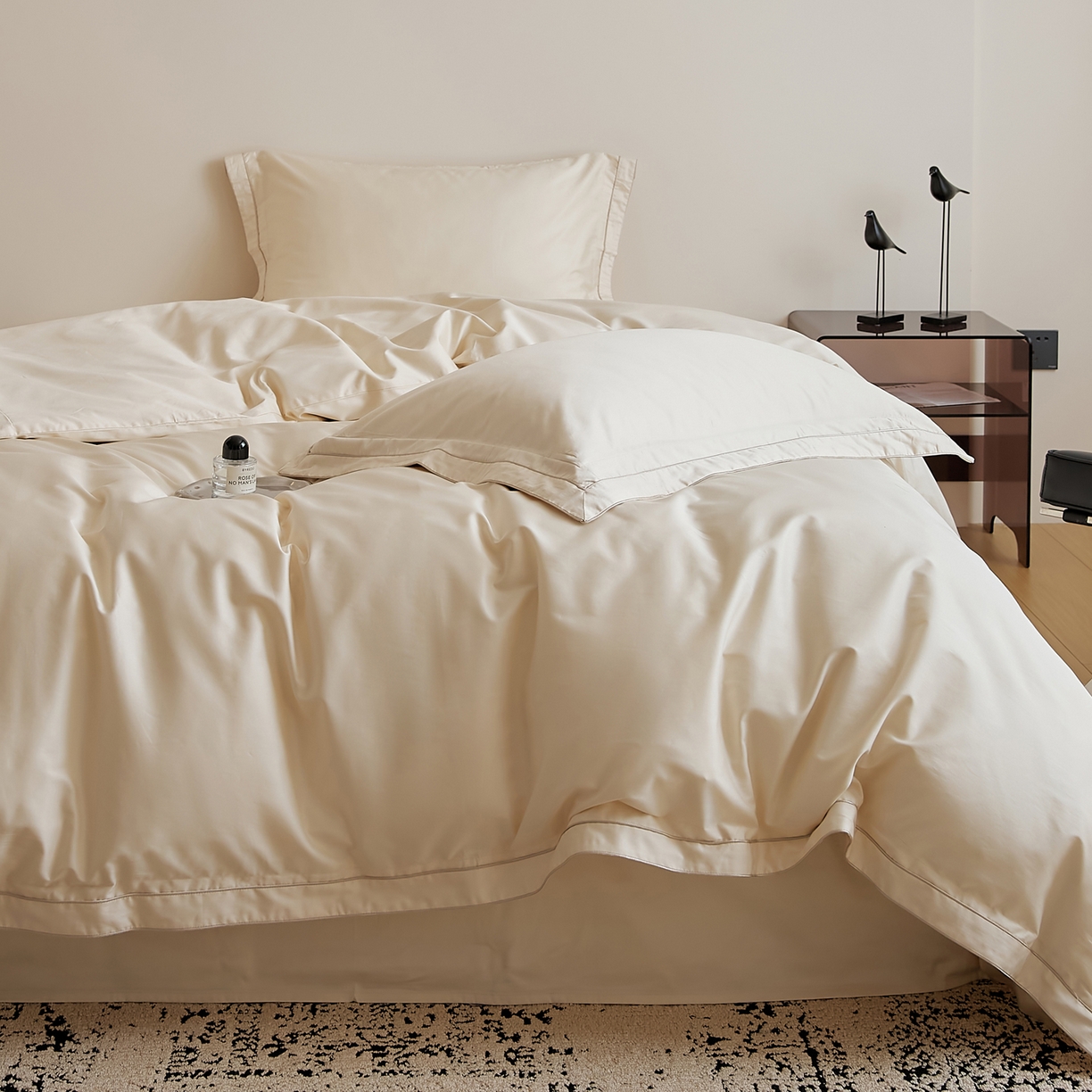 91家纺网 家纺一手货源 找家纺 EH家居 2025新款秋冬长绒棉全棉纯棉四件套-云锦 云锦-鹅梨