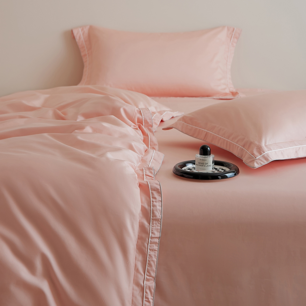 91家纺网 家纺一手货源 找家纺 EH家居 2025新款秋冬长绒棉全棉纯棉四件套-云锦 云锦-水粉色