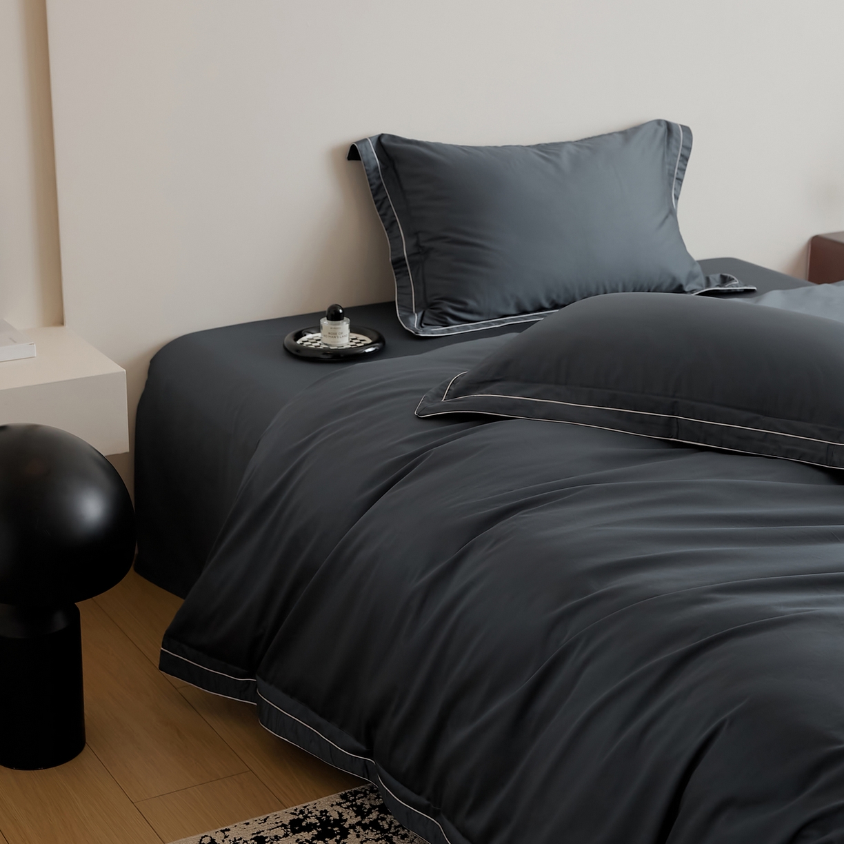 91家纺网 家纺一手货源 找家纺 EH家居 2025新款秋冬长绒棉全棉纯棉四件套-云锦 云锦-星空蓝