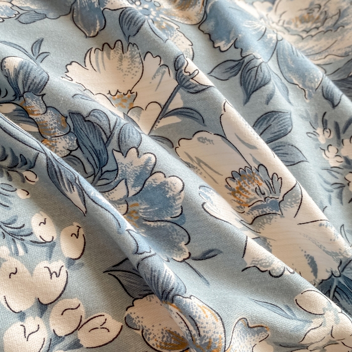 91家纺网 家纺一手货源 找家纺 大吉 2025新款加厚活性喷气磨毛棉四件套被套床单床笠学生单人三件套 幽梦（拍摄2）