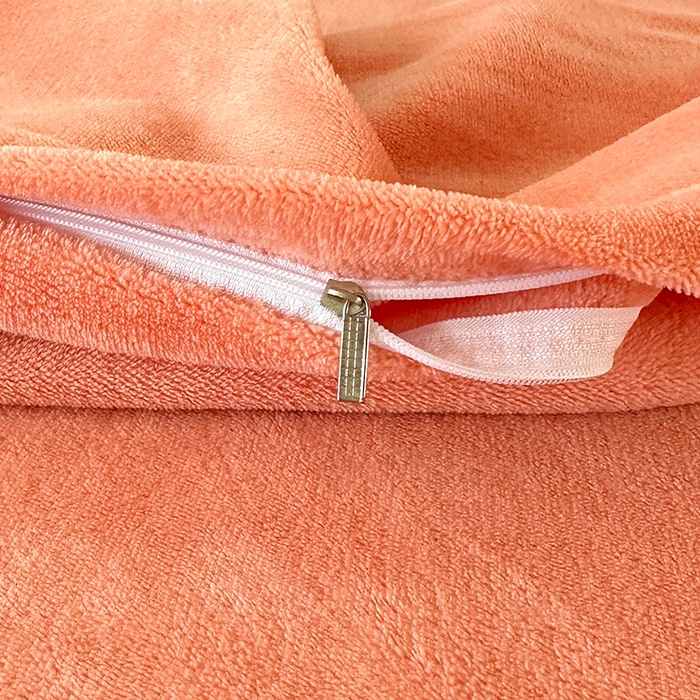 91家纺网 家纺一手货源 找家纺 富缦庭 2025新款牛奶绒绣花四件套 遇见-橙色