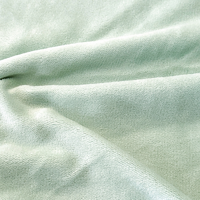 91家纺网 家纺一手货源 找家纺 富缦庭 2025新款牛奶绒绣花四件套 遇见-绿色