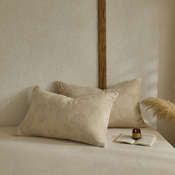 91家纺网 家纺一手货源 找家纺 禧禾 2025新款AB版棉麻加绒双拼四件套 墨白